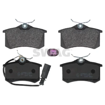 Bilde av SWAG 50 91 6394 Bremseklosser bakaksel inkl. slitasjevarselkontakt VOLKSWAGEN: Sharan I, SEAT: Alhambra FORD: Galaxy Mk1 MPV