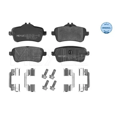 Bilde av MEYLE 025 252 1518 Bremseklosser ORIGINAL Quality bakaksel klargjort for slitasjeindikator med antihyle blikk tilbehør MERCEDES BENZ: ML Klasse