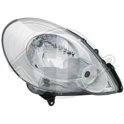 Bilde av DIEDERICHS 4414680 Frontlykter høyre H4 uten motor for høydejustering hovedlys