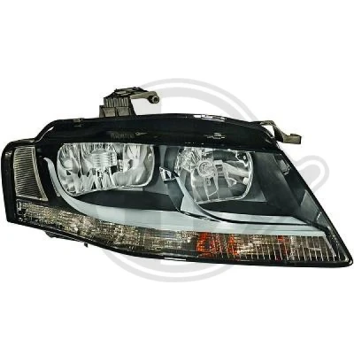 Bilde av DIEDERICHS 1018980 Frontlykter høyre H7/H7 Halogen med kjørelys for høyrekjøring elektromotor AUDI: A4 B8 Avant