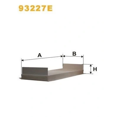 Bilde av WIX FILTERS 93227E Kupéfilter Partikkelfilter 465 176 70