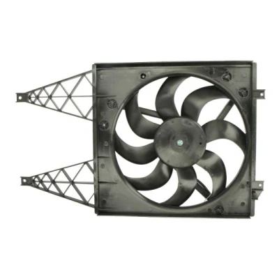 Bilde av THERMOTEC D8W028TT Kjølevifte 393, 393 12 260/90 med kjølerøufteramme (kant) VOLKSWAGEN: Polo IV Hatchback