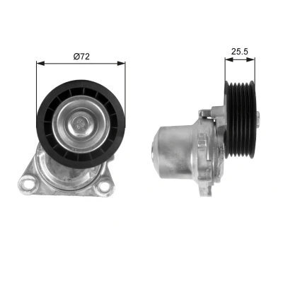 Bilde av GATES FleetRunner Micro V Kit T38408 Strammerull MAZDA: MX 5 3, 3 Hatchback, 6 Sedan
