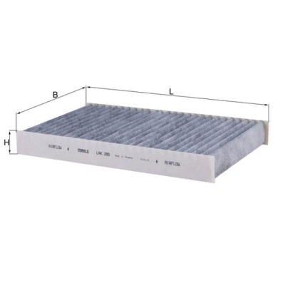 Bilde av Kupéfilter MAHLE ORIGINAL LAK 280