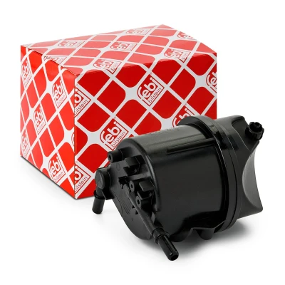 Bilde av FEBI BILSTEIN 45871 Drivstoffilter ledningsfilter, med filteroppvarming FORD: FIESTA 6, 5, Fusion Stasjonsvogn, PEUGEOT: 207 Hatchback