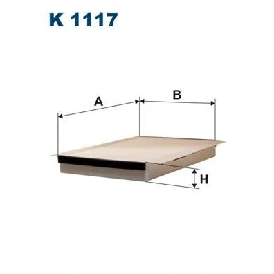 Bilde av FILTRON K 1117 Kupéfilter Partikkelfilter 261 165 30 VOLVO: V70 2, XC70 I Cross Country,