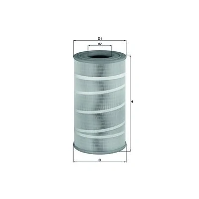 Bilde av MAHLE ORIGINAL LX 7210/7 Luftfilter 458,0 256,0, 255 Filterinnsats MAN: TGL