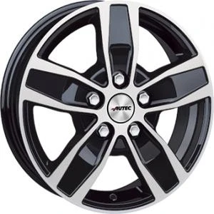 Bilde av AUTEC QUANTRO Gloss Black Polished 6.5x16 5/160 ET60 B65.1