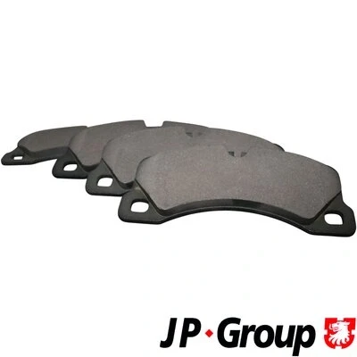 Bilde av JP GROUP 1163607110 Bremseklosser framaksel klargjort for slitasjeindikator PORSCHE: Cayenne, Panamera, VOLKSWAGEN: Touareg I
