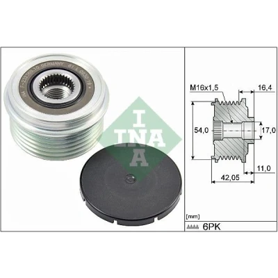 Bilde av INA 535 0285 10 Frihjul Dynamo spesialverktøy nødvendig for montering LAND ROVER: Range Rover Evoque