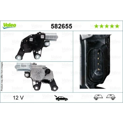 Bilde av VALEO 582655 Vindusviskermotor 12 bak for høyre/venstre ratt