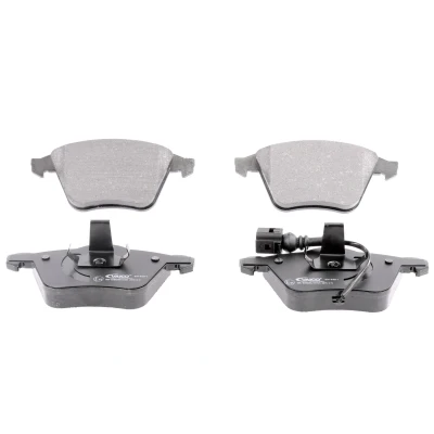 Bilde av VAICO V10 8183 1 Bremseklosser framaksel inkl. slitasjevarselkontakt VOLKSWAGEN: Passat B6 Variant, GOLF 5, 6, AUDI: A3 Sportback, Hatchback