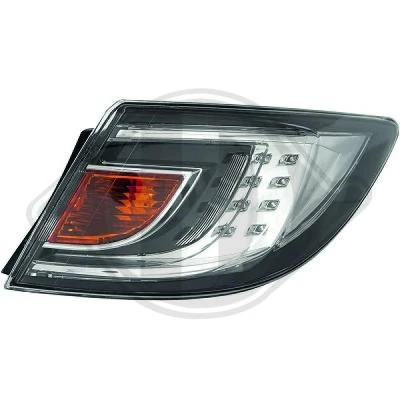 Bilde av DIEDERICHS 5626094 Baklykter høyre W21W, LED krom, transparent MAZDA: 6 Sedan