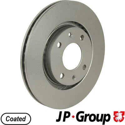 Bilde av JP GROUP 4163103100 Bremseskiver framaksel 266 22 4 ventilert belagt PEUGEOT: 2008 Stasjonsvogn, 207 Hatchback, 307 SW, CITROËN: DS3 Hatchback