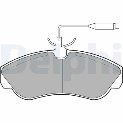 Bilde av Bremseklosser sett, Framaksel, citroën,fiat,opel,peugeot,vauxhall, 4251.18, 4251.19, 4254.52, 71752993, 71770973, 77362209, 9945810, E17
