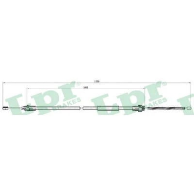 Bilde av LPR C0685B Bremsekabel 1320/1000 Trommelbrems RENAULT: CLIO 2