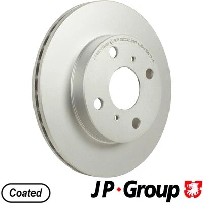 Bilde av JP GROUP 4863102400 Bremseskiver framaksel 235 18 4 ventilert belagt TOYOTA: Yaris I Hatchback, Verso