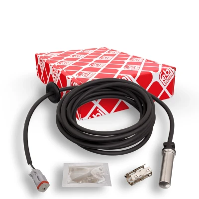 Bilde av FEBI BILSTEIN 47298 ABS Sensor framaksel venstre, venstre bakaksel, høyre, høyre bakaksel med fett, hylse 1200 4280 4400 VOLVO: FM
