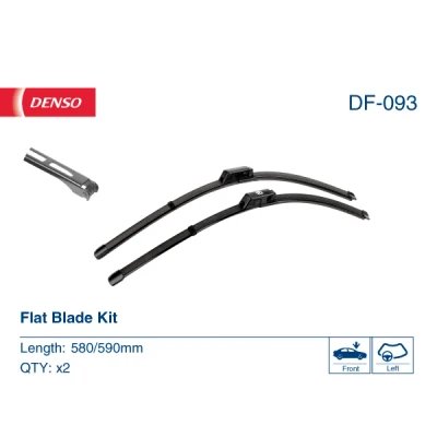 Bilde av Vindusvisker Denso DF 093 Flatt viskeblad AUDI: A8 D3