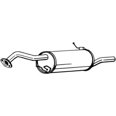 Bilde av BOSAL 171 319 Sluttlyddemper MAZDA: 323 F 6