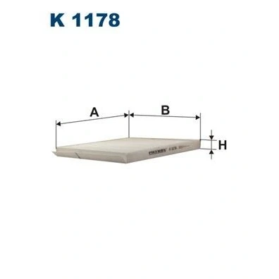 Bilde av FILTRON K 1178 Kupéfilter Partikkelfilter 232 207 20 CHEVROLET: Aveo / Kalos Sedan, Hatchback