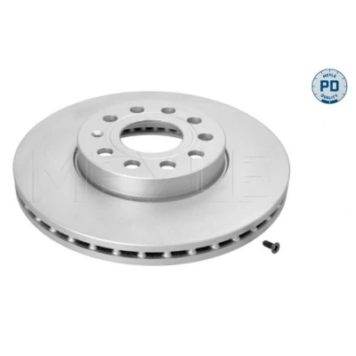 Bilde av MEYLE 183 521 1045/PD Bremseskiver framaksel 288 25 5 112 ventilert Sink lamell belagt høy karbon med skruer PD Quality VOLKSWAGEN: Golf 7