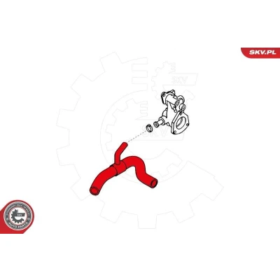Bilde av Radiatorslange, ford escort iv, v, sedan turnier fiesta iii, orion 6180942, 6466032