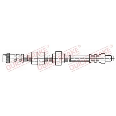 Bilde av QUICK BRAKE 32.408 Bremseslange 431 M10x1 RENAULT: Kangoo I Express
