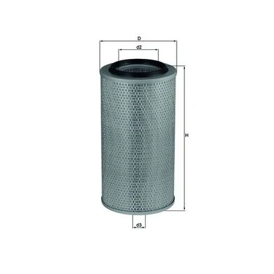 Bilde av MAHLE ORIGINAL LX 265 Luftfilter 377,0 198,2 Filterinnsats MERCEDES BENZ: ATEGO 2, ATEGO, 3, VOLVO: FH 12, SCANIA: 4 series