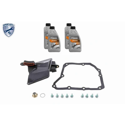 Bilde av VAICO V40 1604 Delesett, oljeskift automatisk girkasse med tilbehør oljemengde for standard VOLVO: V70 2, XC90 I, V50