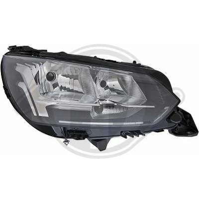 Bilde av DIEDERICHS 4228080 Frontlykter venstre H18, H9, PY21W