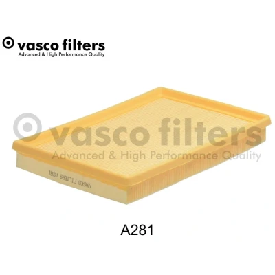 Bilde av DAVID VASCO A281 Luftfilter 36 189 280 firkantet Filterinnsats