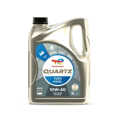 Bilde av Total Quartz 7000 Diesel 10W 40 5l Motorolje 2202844 AUDI: A3 Sportback, A6 C6 Avant, A4 B7 VOLKSWAGEN: Polo IV Hatchback, Transporter 5