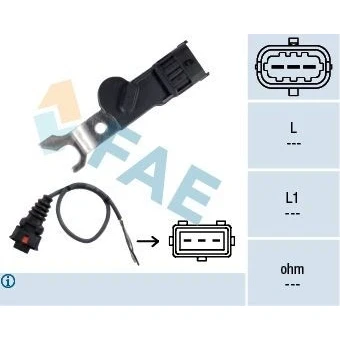 Bilde av FAE 79167 Sensorer frekvensgenerator sensor OPEL: Vectra B Sedan, Astra F Omega Sedan