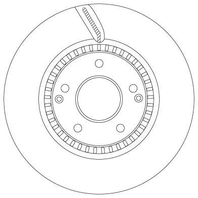 Bilde av TRW DF6884S Bremseskiver 298 23 5 112 ventilert spraylakkert SSANGYONG: XLV SUV