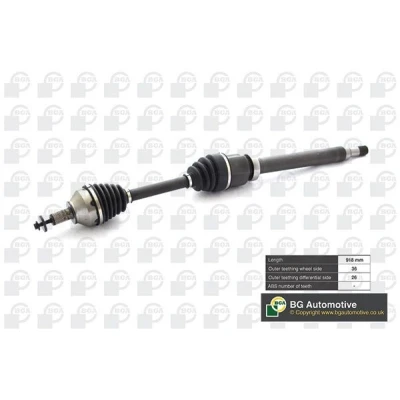 Bilde av BGA DS2332R Drivaksel framaksel høyre 918 VOLVO: V50, C70 2 Cabriolet, S40 II, FORD: Focus 2, Kombi, C Max