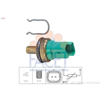 Bilde av FACET 7.3292 Sensor, kjølemiddeltemperatur Made in Italy OE Equivalent FORD: S Max Mk1, PEUGEOT: 308 I Hatchback