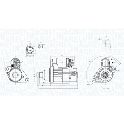 Bilde av Starter, audi,seat,skoda,vw, 0AM911023L, 0AM911023LX
