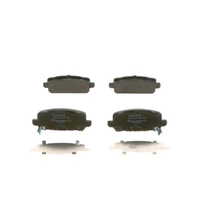 Bilde av BOSCH 0 986 494 838 Bremseklosser Low Metallic med integrert slitasjevarselkontakt, akustisk slitasjevarsel antihyle blikk HONDA: HR V II