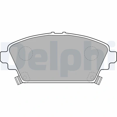 Bilde av DELPHI LP1503 Bremseklosser med akustisk slitasjevarsel antihyle blikk tilbehør HONDA: Accord 6 Coupe, Limousine,