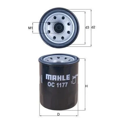 Bilde av Oljefilter MAHLE ORIGINAL OC 1177