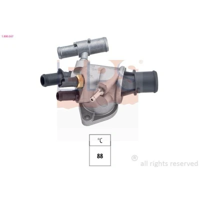 Bilde av EPS 1.880.567 Termostat 88 Made in Italy OE Equivalent med tetning ALFA ROMEO: 156 Sportwagon
