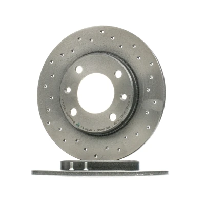 Bilde av BREMBO XTRA LINE 08.5334.1X Bremseskiver 247 8 4 hullet, fullt ut belagt med skruer PEUGEOT: 207 Hatchback, 206 306 Hatchback