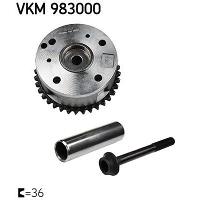 Bilde av SKF VKM 983000 kamakselregulering Innløpsside VOLKSWAGEN: Golf 5, Scirocco III