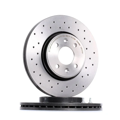 Bilde av BREMBO XTRA LINE 09.8137.2X Bremseskiver 280 24 4 perforert / ventilert belagt høy karbon med skruer RENAULT: CLIO 3, Kangoo I Express, MEGANE 2 Kombi