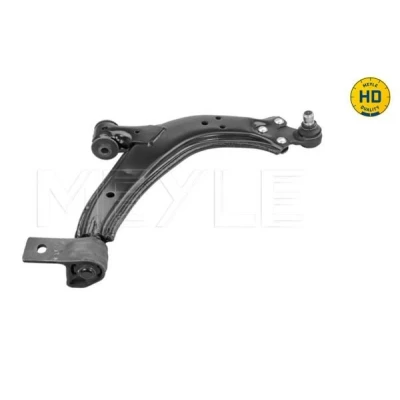 Bilde av MEYLE 11 16 050 0017/HD Bærebru Quality med støtte / styreledd, gummifeste nede, framaksel høyre Casterstag stålplate PEUGEOT: 306 Hatchback