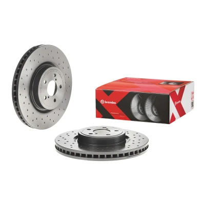 Bilde av BREMBO XTRA LINE 09.A870.1X Bremseskiver 316 30 5 perforert / ventilert belagt høy karbon SUBARU: Outback IV, Forester Legacy 4