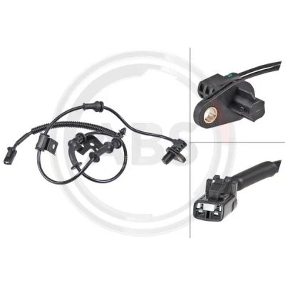 Bilde av A.B.S. 30331 ABS sensor aktiv 880 svart