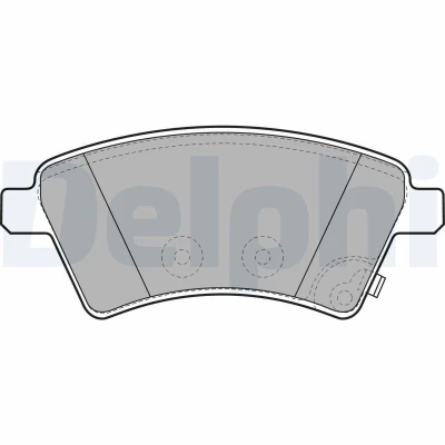 Bilde av DELPHI LP1966 Bremseklosser med akustisk slitasjevarsel antihyle blikk tilbehør SUZUKI: SX4 I Hatchback