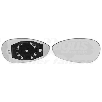Bilde av VAN WEZEL 1624837 Speilglass venstre FIAT: 500 Hatchback